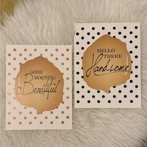 *BRAND NEW* Hello / Good Morning Wall Prints (2 total)
